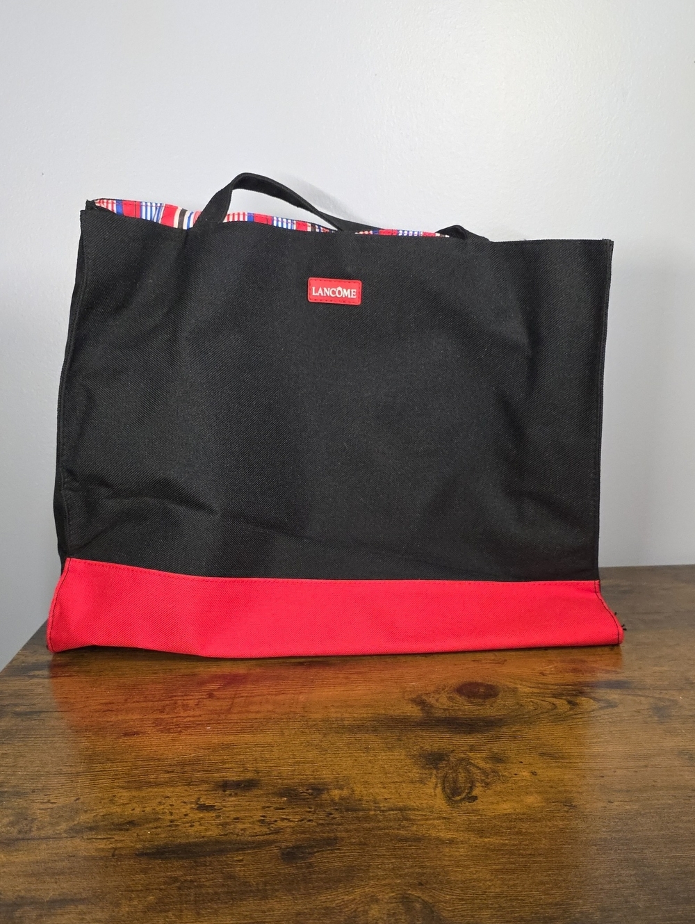 Lancôme Black and Red Tote Bag